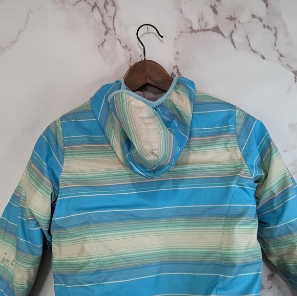 The North Face Coat Girls 6 XS Blue Gray Puffer Perrito Reversible Jacket - Picture 7 of 16